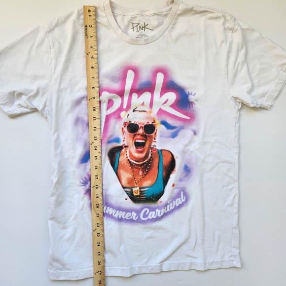 Pink Band Tee Summer Carnival Concert Tour Graphic 2023 Unisex Cute Merch Large - Picture 10 of 10